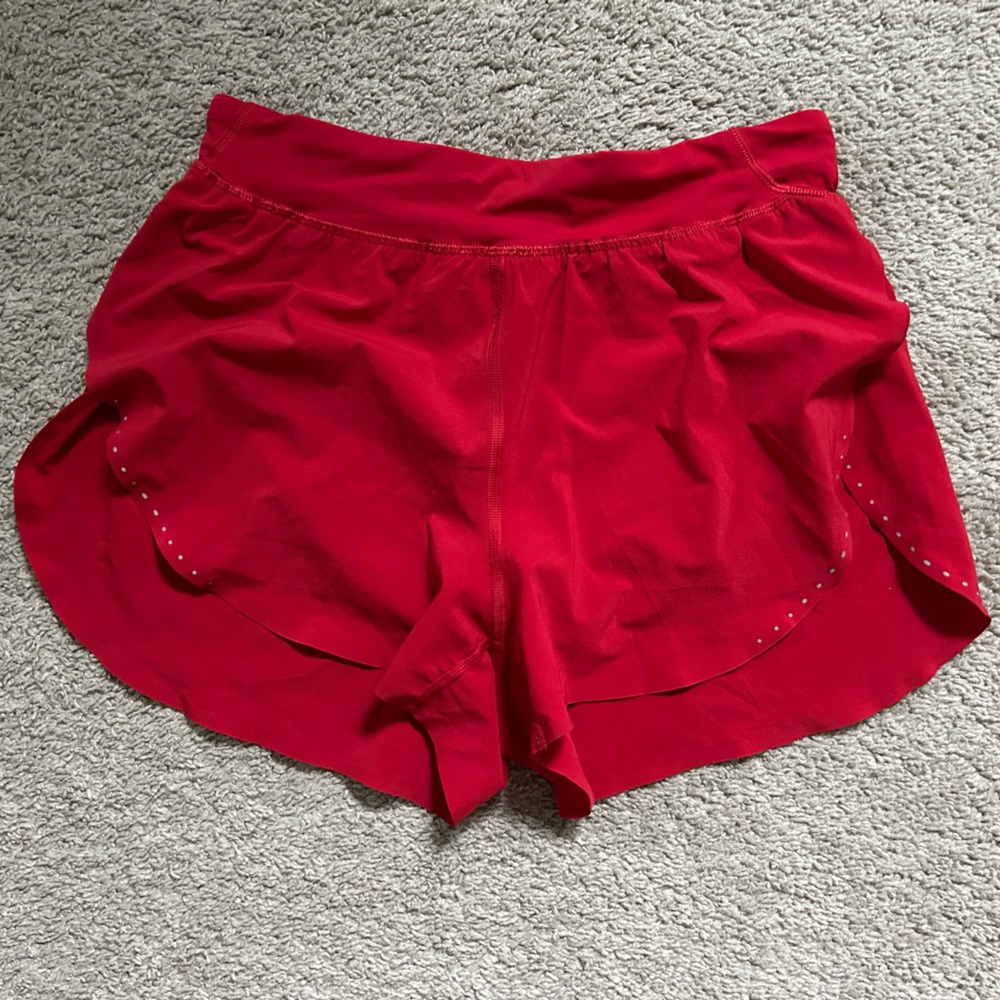 Lululemon fast and free shorts 3” dark red